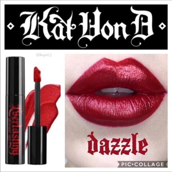 KVD Dazzle Everlasting Glimmer Veil Liq Lip red - Picture 6 of 11